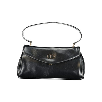 Twinset Schwarze Damen-Handtasche aus Polyurethan