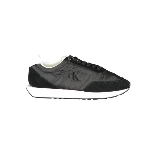 Calvin Klein Black Leather Women's Sneakers