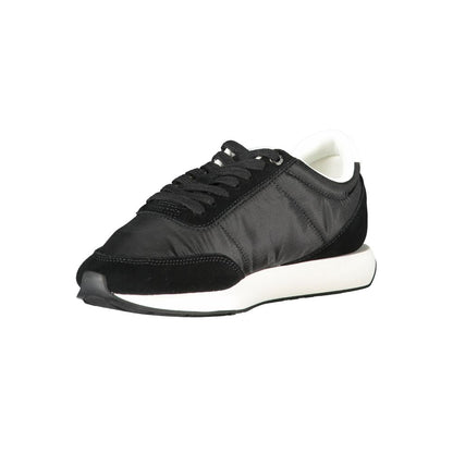 Calvin Klein Schwarzer Damen-Sneaker aus Polyester