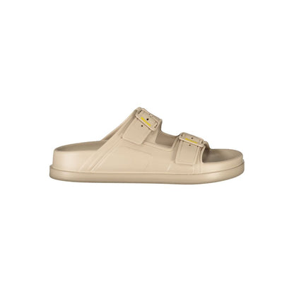 Blauer Beige Polyethylen-Sandale