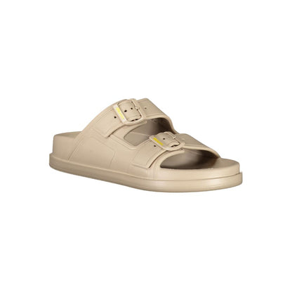 Blauer Beige Polyethylen-Sandale