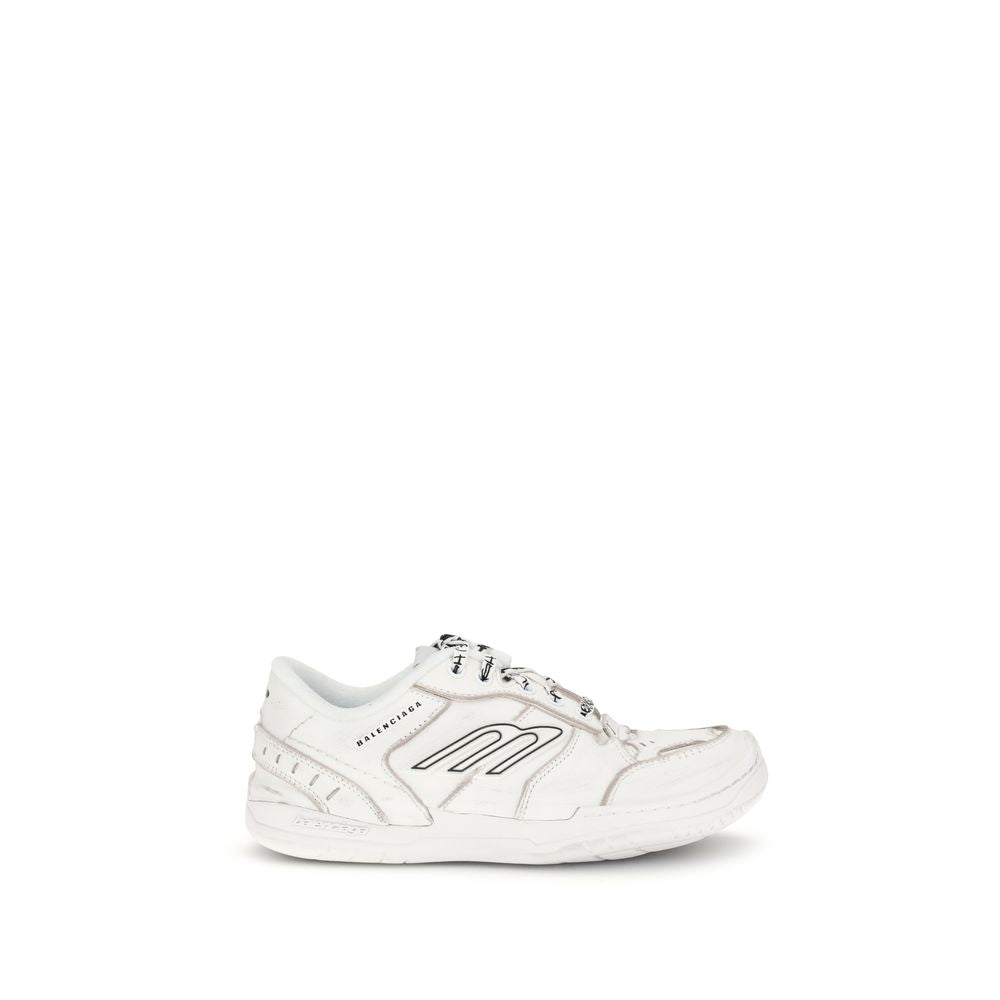 Balenciaga Weiße Kalbsleder Bos Taurus Athletic Sneaker