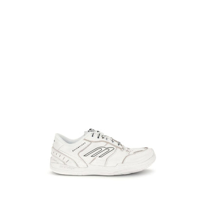 Balenciaga Weiße Kalbsleder Bos Taurus Athletic Sneaker