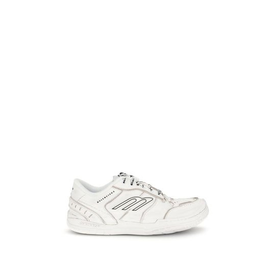 Balenciaga Weiße Kalbsleder Bos Taurus Athletic Sneaker