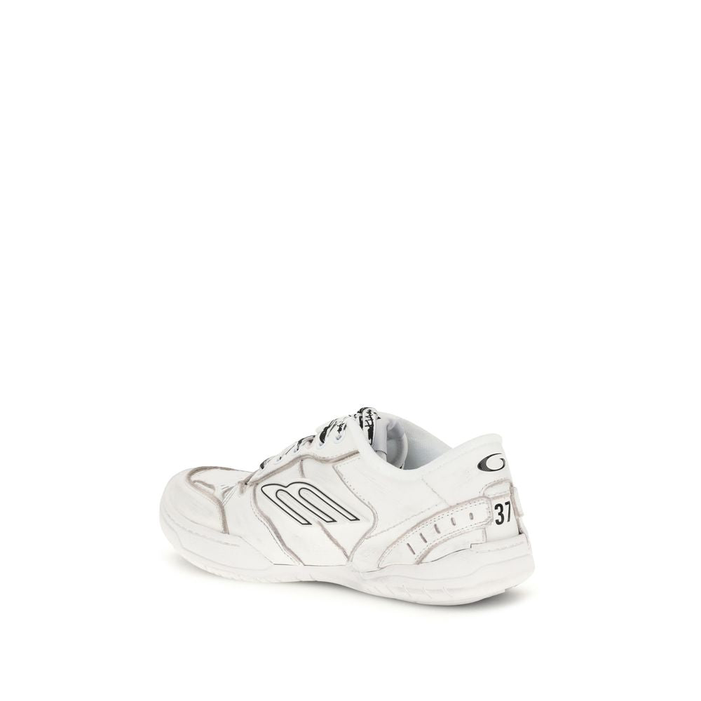 Balenciaga Weiße Kalbsleder Bos Taurus Athletic Sneaker