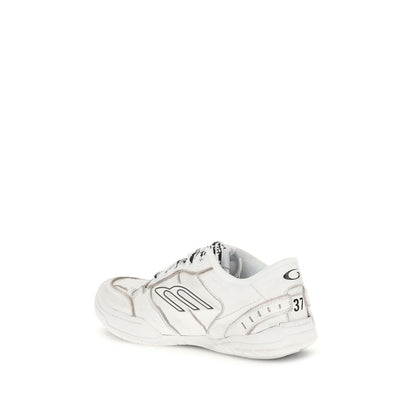 Balenciaga Weiße Kalbsleder Bos Taurus Athletic Sneaker