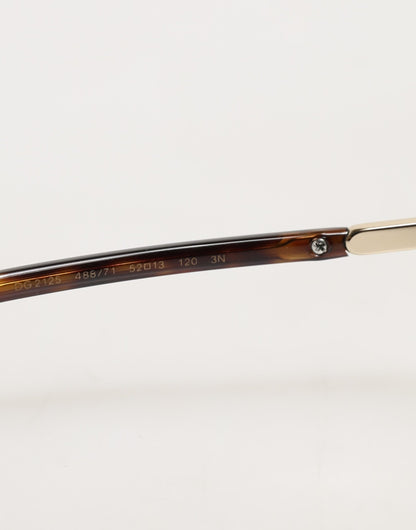 Dolce & Gabbana DG2125 Silberne Aviator-Sonnenbrille