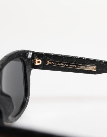 Dolce & Gabbana Occhiali da sole, in pelle e vetro