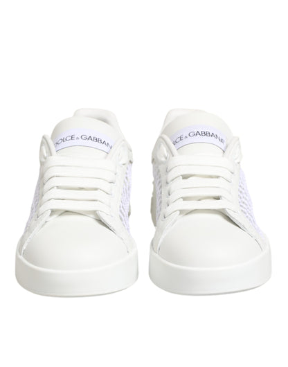 Dolce & Gabbana Sneaker Bianche in rete
