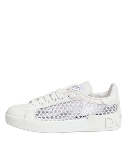 Dolce & Gabbana Sneaker Bianche in rete