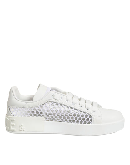 Dolce & Gabbana Sneaker Bianche in rete
