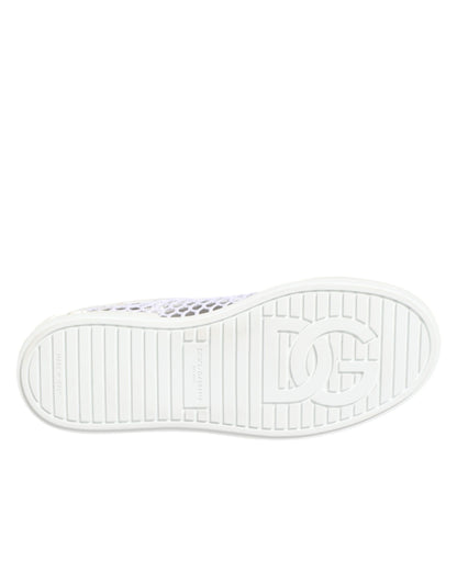 Dolce & Gabbana Sneaker mit Mesh-Einsätzen und niedrigem Schaft
