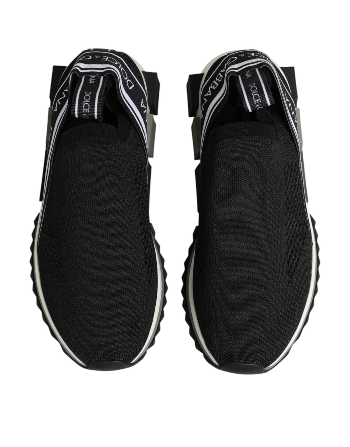 Dolce & Gabbana Schwarze Slip-On Sorrento Sneakers