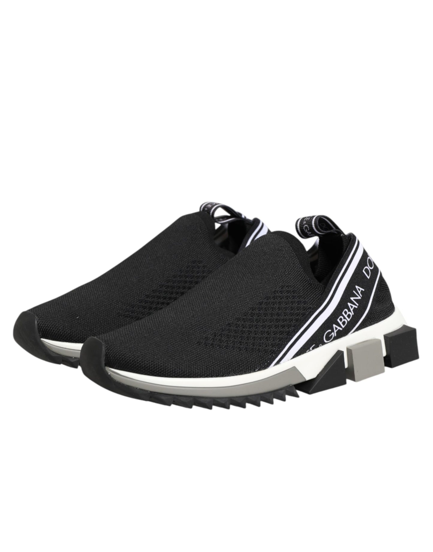 Dolce & Gabbana Schwarze Slip-On Sorrento Sneakers