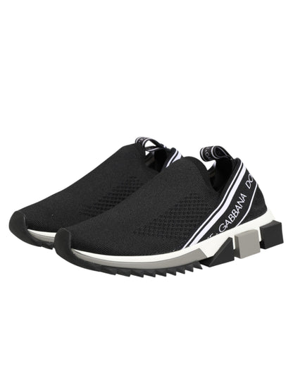 Dolce & Gabbana Schwarze Slip-On Sorrento Sneakers
