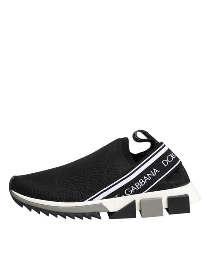 Dolce & Gabbana Schwarze Slip-On Sorrento Sneakers
