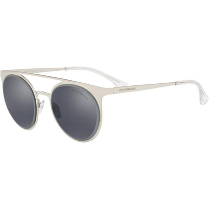Emporio Armani Graue Sonnenbrille aus Metall