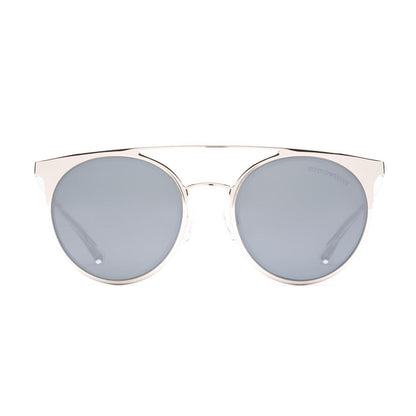 Emporio Armani Graue Sonnenbrille aus Metall
