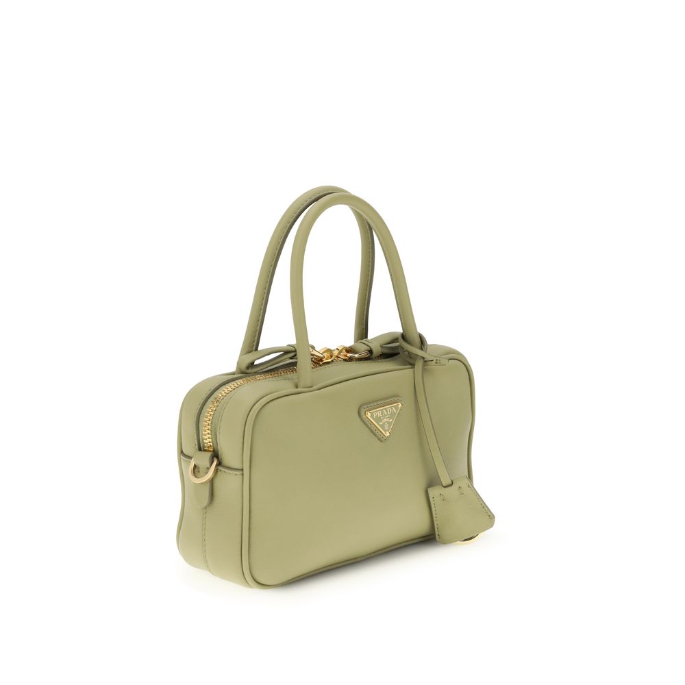 Prada Schultertasche in Bicolor aus Leder