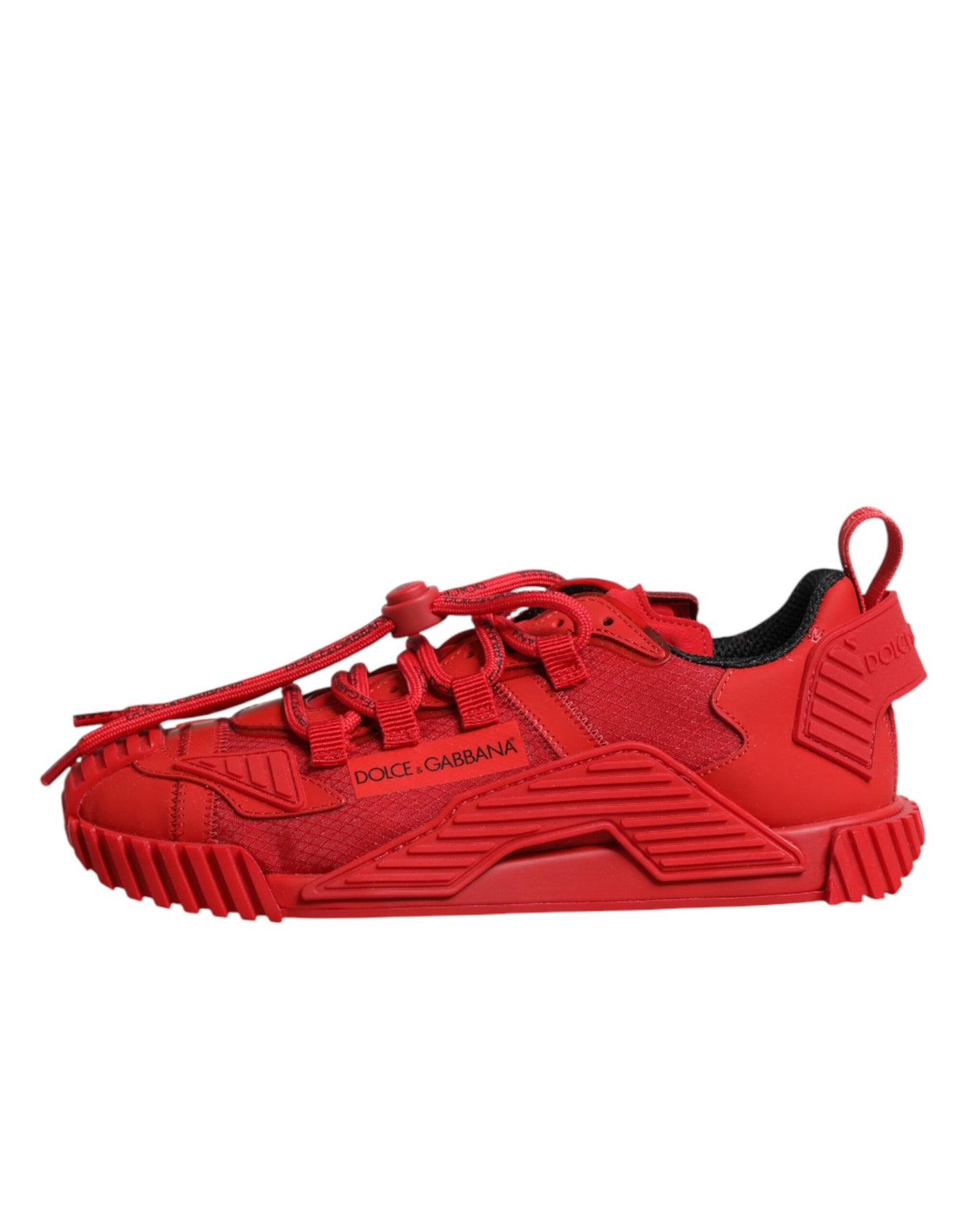 Dolce & Gabbana Rote Logo-Schnürschuhe NS1 Sneakers