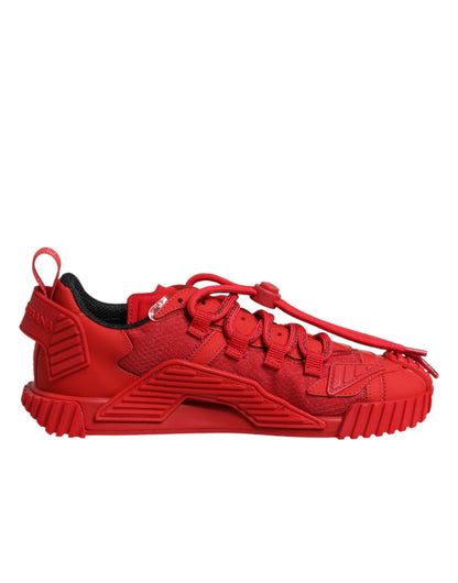 Dolce & Gabbana Rote Logo-Schnürschuhe NS1 Sneakers