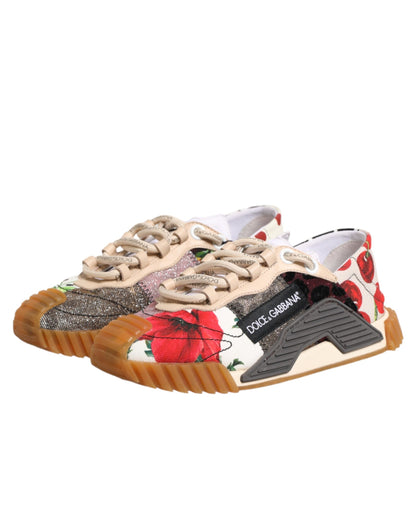 Dolce & Gabbana Niedrige NS1 Sneakers mit mehrfarbigem Logo