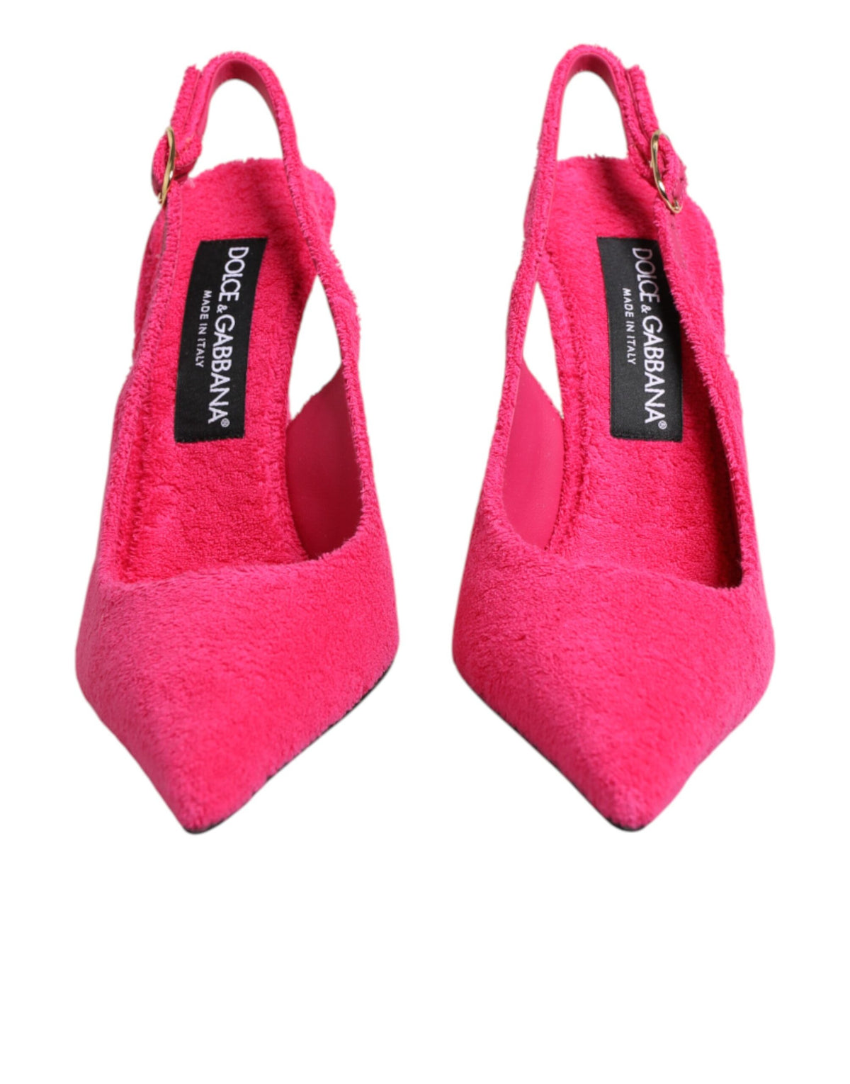 Dolce & Gabbana Décolleté slingback rosa con tacco alto