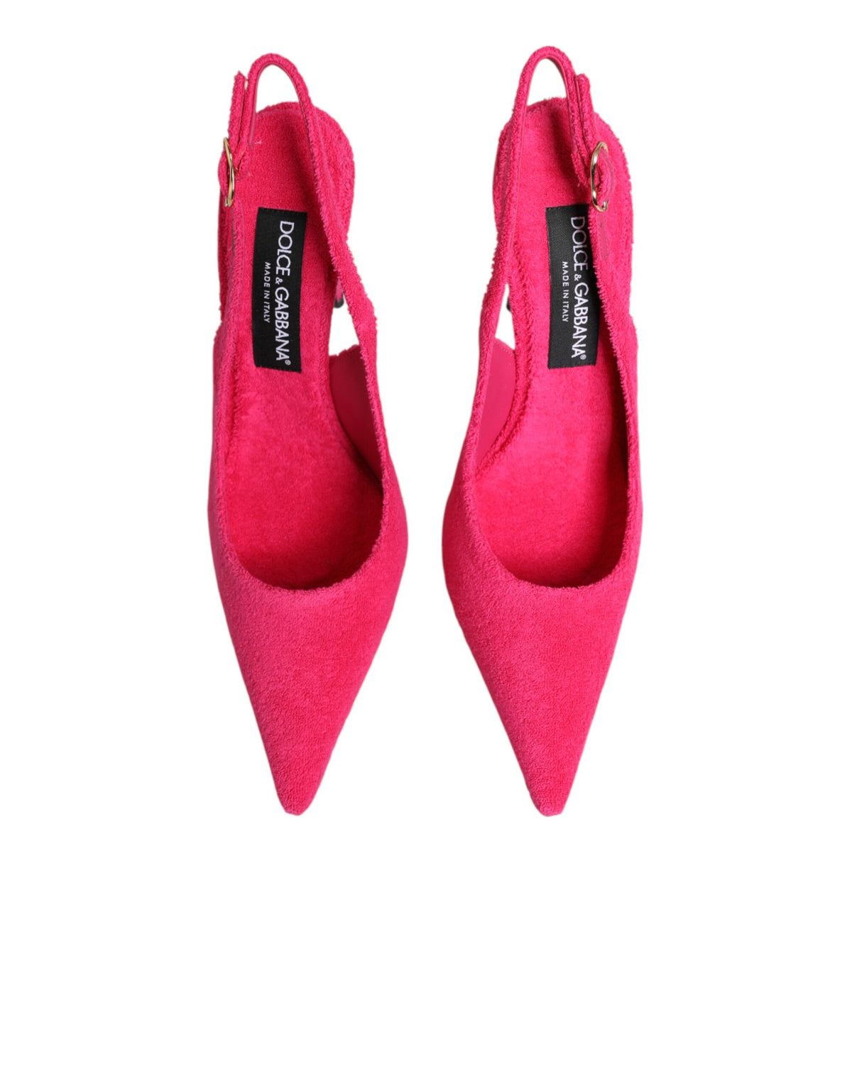 Dolce & Gabbana Décolleté slingback rosa con tacco alto