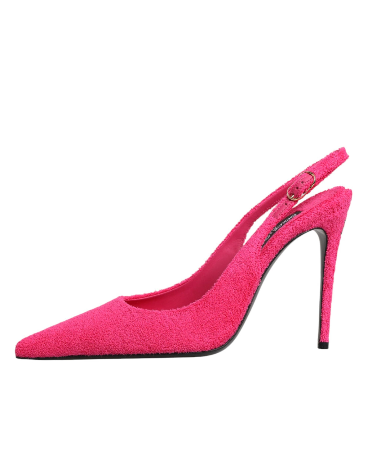 Dolce & Gabbana Décolleté slingback rosa con tacco alto