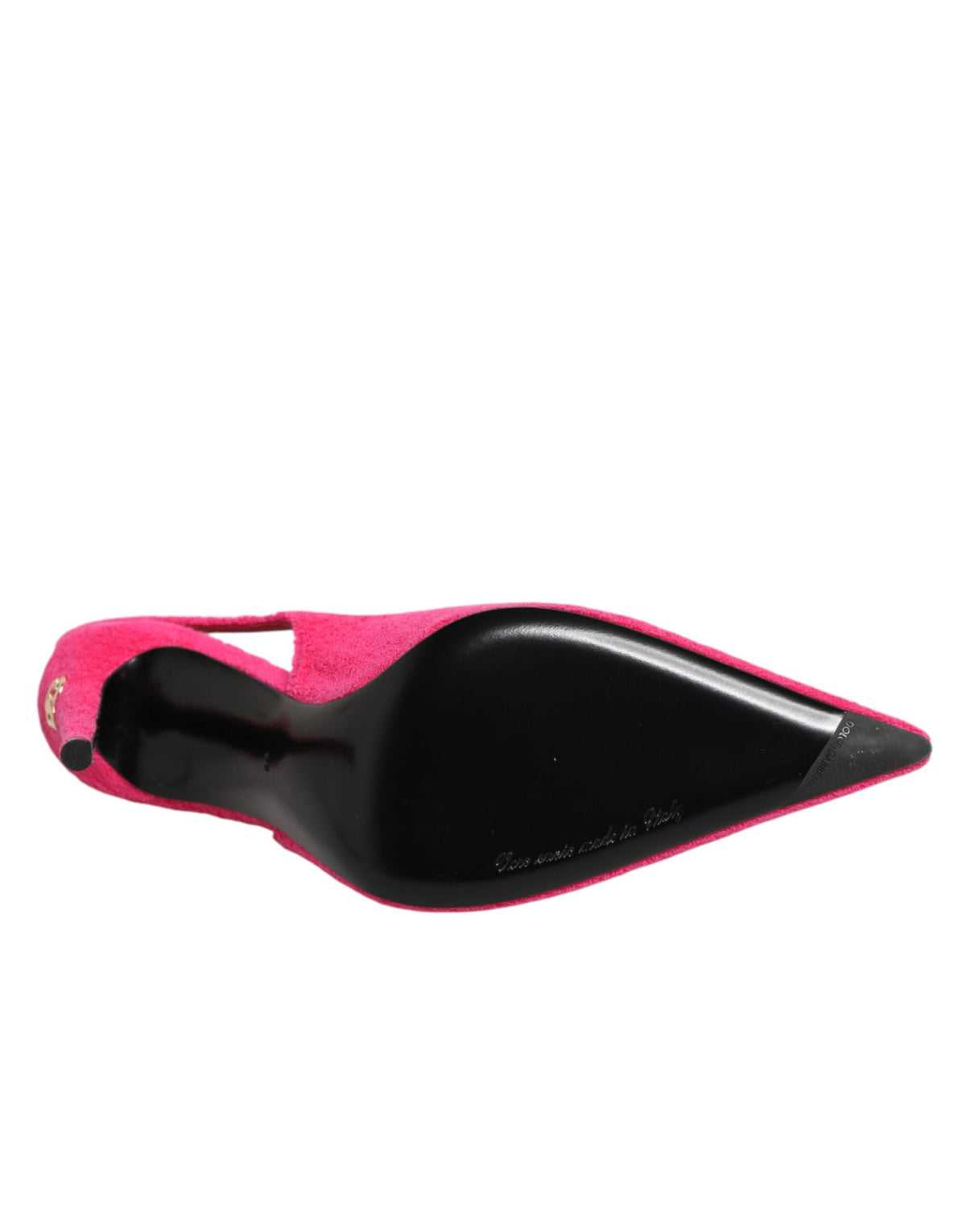 Dolce & Gabbana Décolleté slingback rosa con tacco alto