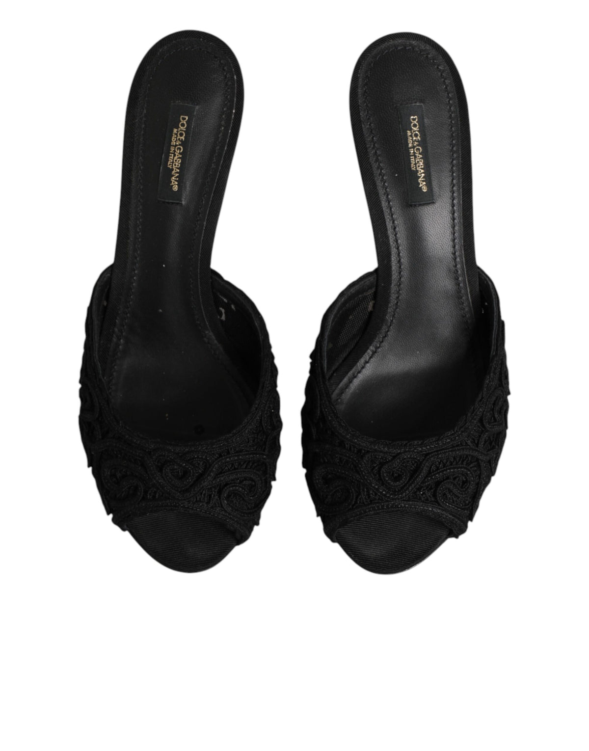 Dolce & Gabbana Ciabatte Nere Slip-On