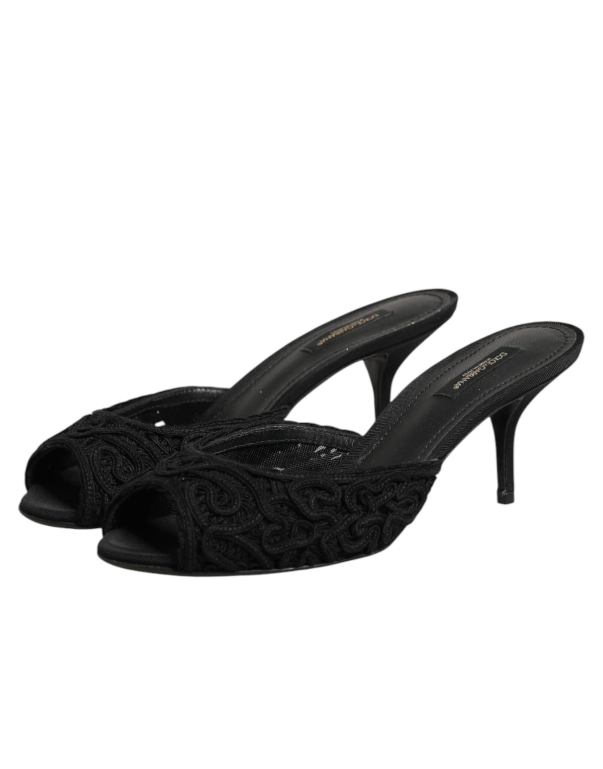 Dolce & Gabbana Ciabatte Nere Slip-On