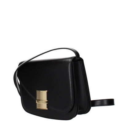 Salvatore Ferragamo Schwarze Leder Umhängetasche