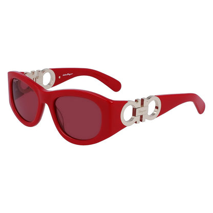Ferragamo Sonnenbrille aus mehrfarbigem Acetat