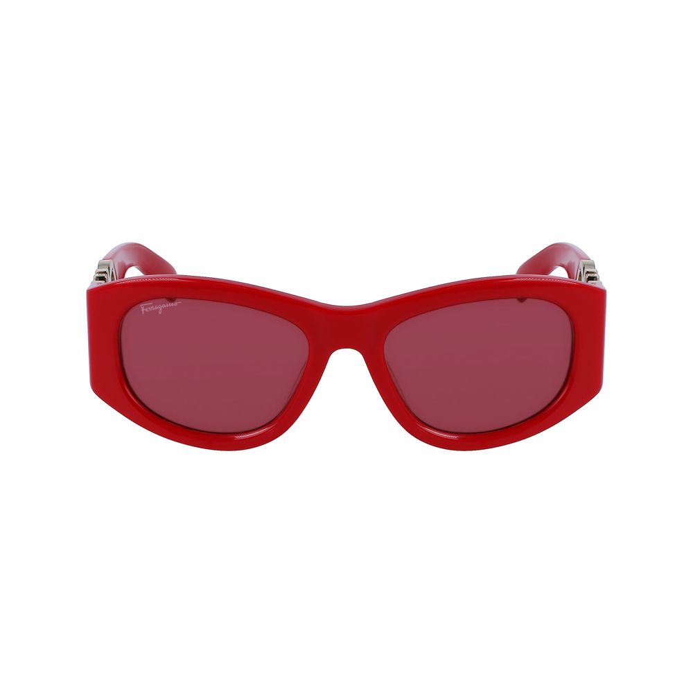 Ferragamo Sonnenbrille aus mehrfarbigem Acetat
