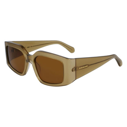 Ferragamo Zweifarbige Sonnenbrille aus Acetat