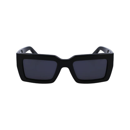 Ferragamo Schwarze Sonnenbrille aus Acetat