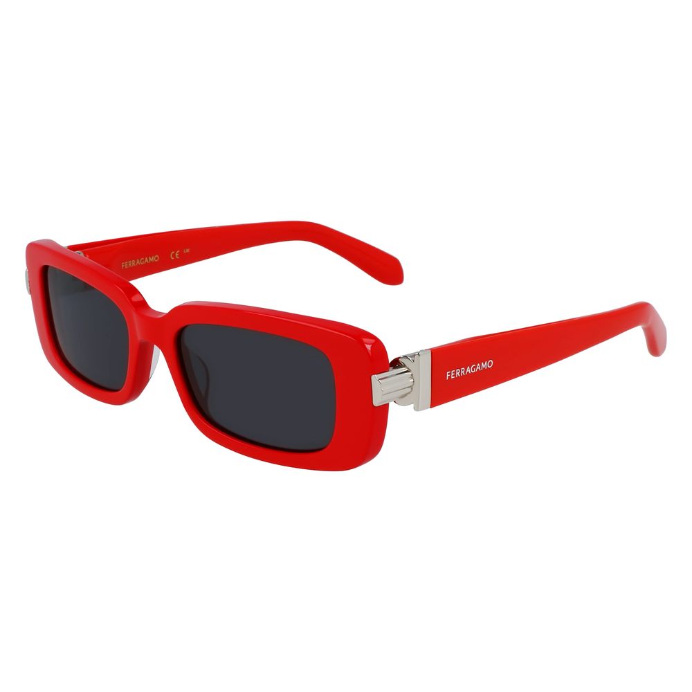 Ferragamo Sonnenbrille aus mehrfarbigem Acetat