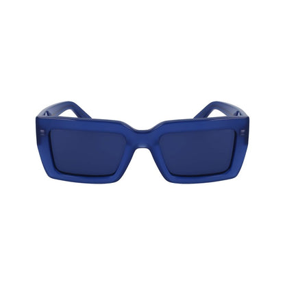 Ferragamo Blaue Sonnenbrille aus Acetat