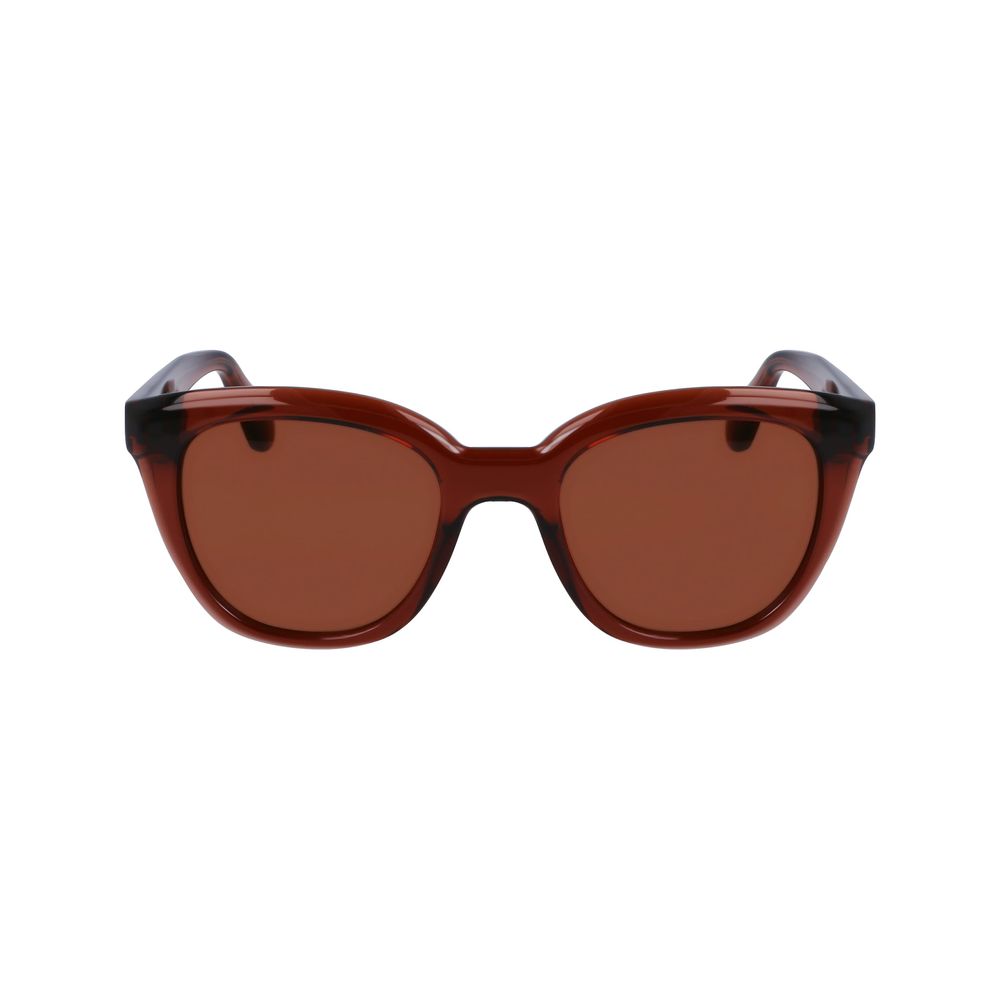 Ferragamo Braune Spritzguss-Sonnenbrille