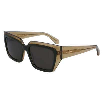 Ferragamo Zweifarbige Sonnenbrille aus Acetat