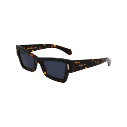 Ferragamo Braune Sonnenbrille aus Acetat