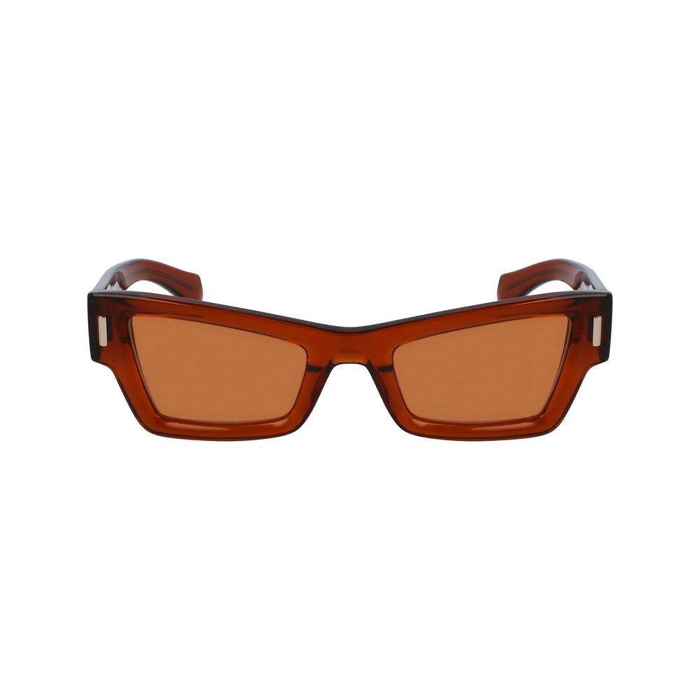 Ferragamo Braune Sonnenbrille aus Acetat
