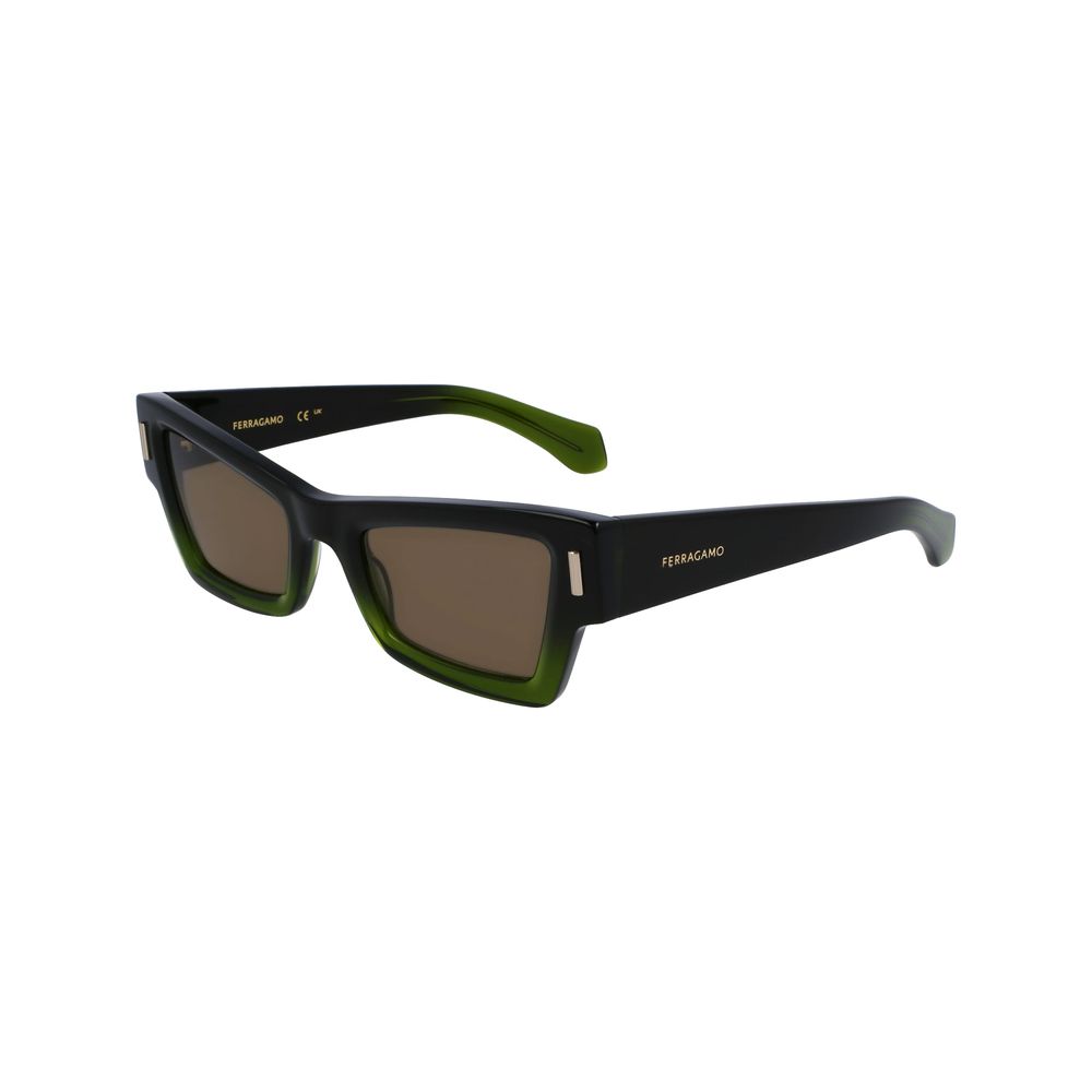 Ferragamo Zweifarbige Sonnenbrille aus Acetat