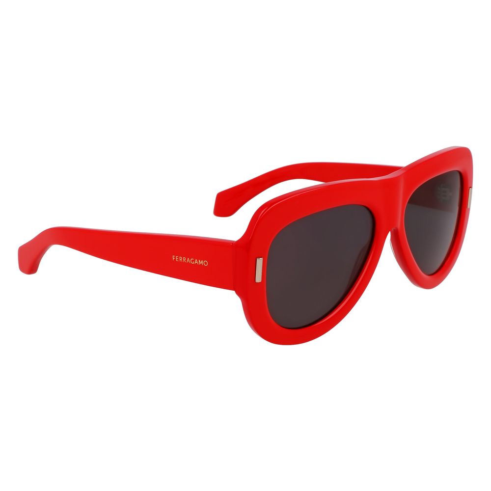 Ferragamo Sonnenbrille aus mehrfarbigem Acetat
