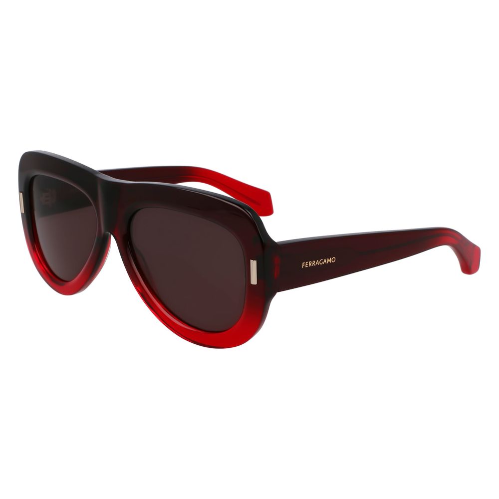 Ferragamo Sonnenbrille aus mehrfarbigem Acetat