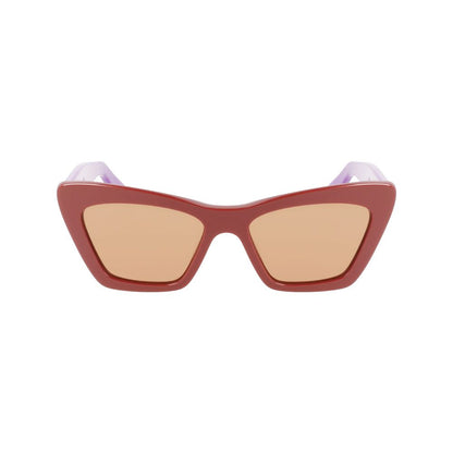 Ferragamo Braune Sonnenbrille aus Acetat