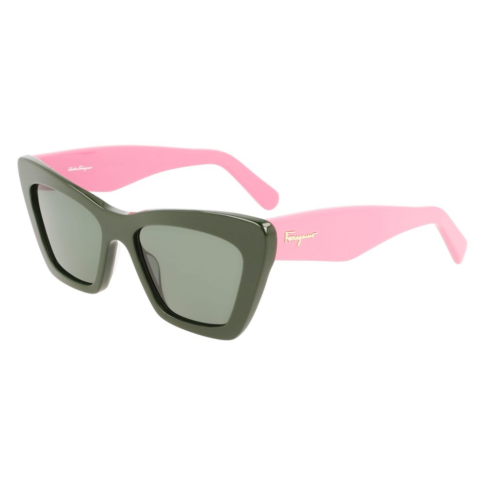Ferragamo Zweifarbige Sonnenbrille aus Acetat