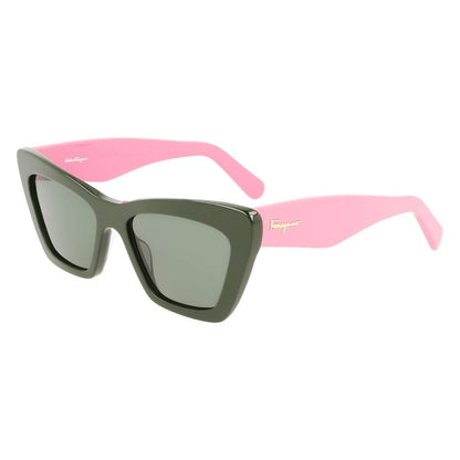 Ferragamo Zweifarbige Sonnenbrille aus Acetat