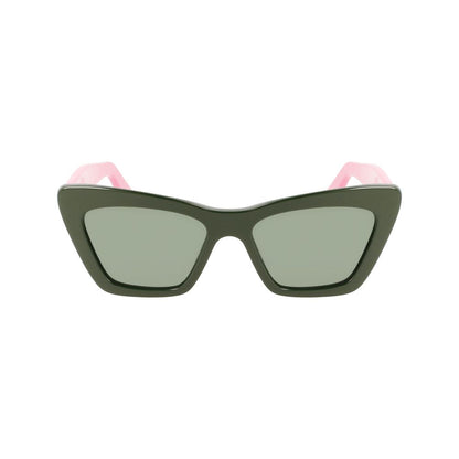 Ferragamo Zweifarbige Sonnenbrille aus Acetat